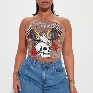 Fashion Nova Halter Top Size S